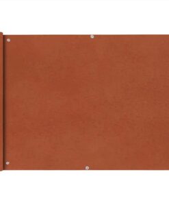 Balcony Screen Oxford Fabric 75x400 Cm Terracotta