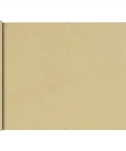 Balcony Screen Oxford Fabric 90x400 Cm Beige