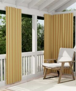 Balcony Screen Yellow And Orange 100x240 Cm Oxford Fabric