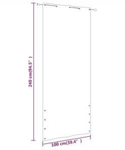 Balcony Screen Yellow And Orange 100x240 Cm Oxford Fabric -Room Balcony Screen Yellow and Orange 100x240 cm Oxford Fabric 510126 5