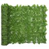 Balcony Screen With Green Leaves 600x100 Cm 2 Balcony Screen With Green Leaves 600x100 Cm -Room Balcony Screen with Green Leaves 600x100 cm 460619 0