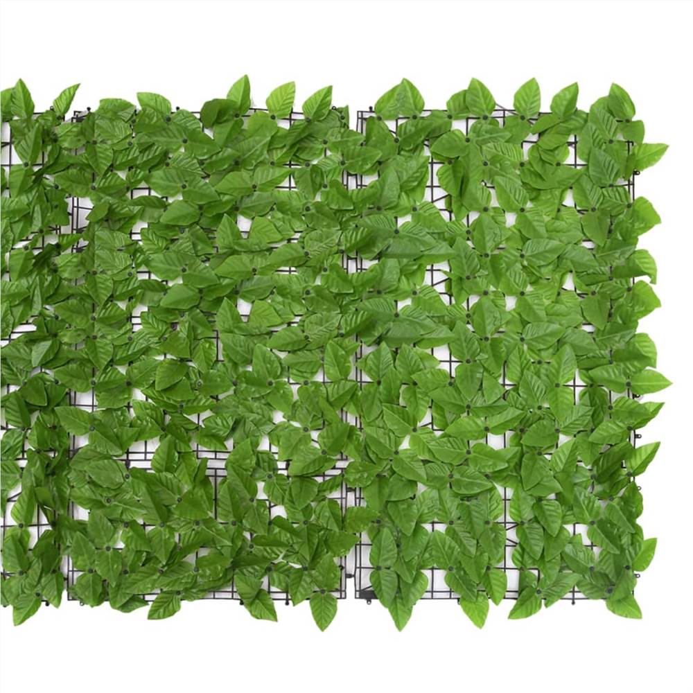 Balcony Screen with Green Leaves 600x100 cm Balcony Screen With Green Leaves 600x100 Cm -Room Balcony Screen with Green Leaves 600x100 cm 460619 2