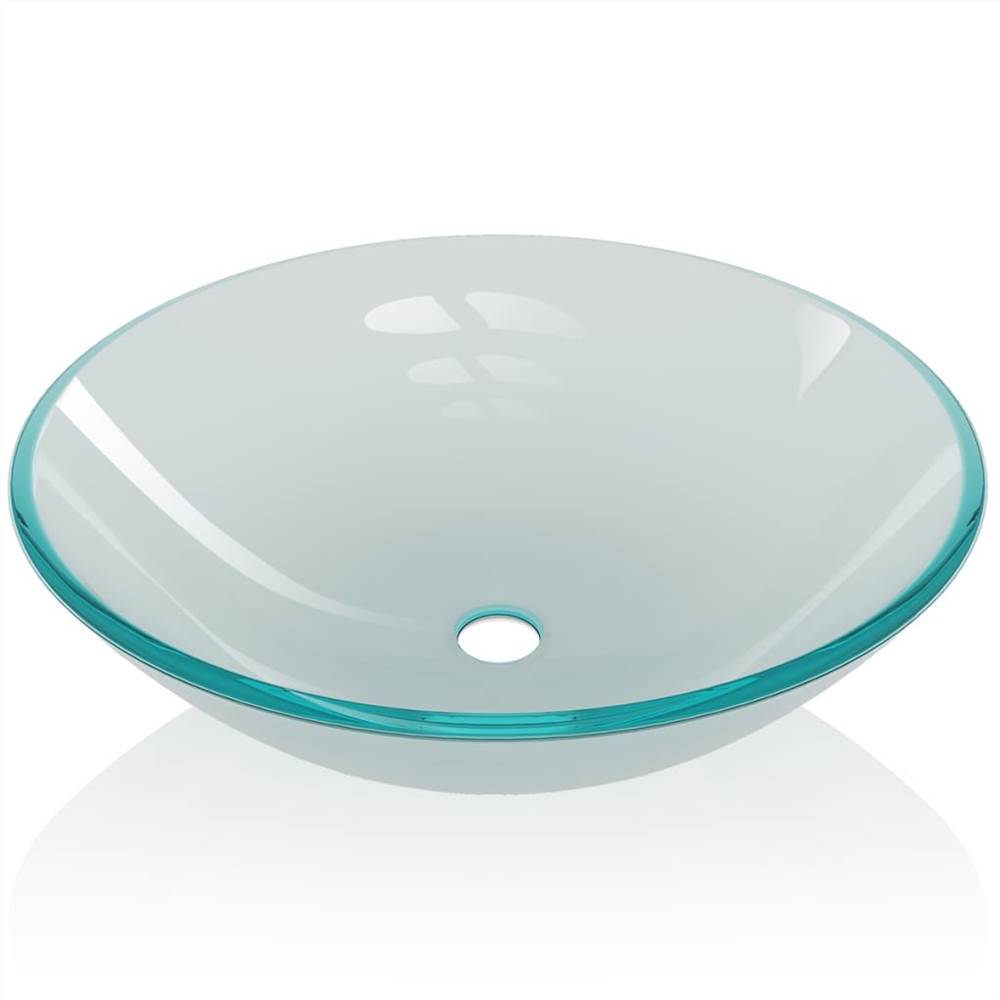 Basin Tempered Glass 42 cm Frosted Basin Tempered Glass 42 Cm Frosted -Room Basin Tempered Glass 42 cm Frosted 452036 2