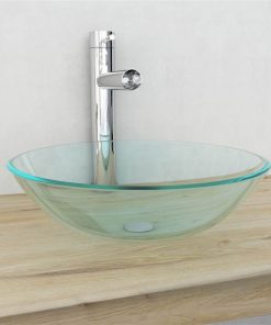 Basin Tempered Glass 42 Cm Transparent