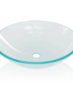 Basin Tempered Glass 42 Cm Transparent -Room Basin Tempered Glass 42 cm Transparent 442399 2