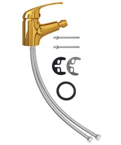 Bathroom Bidet Mixer Tap Gold 13x12 Cm -Room Bathroom Bidet Mixer Tap Gold 13x12 cm 462229 3