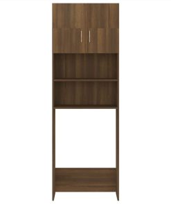 Bathroom Cabinet Brown Oak 64x25.5x190 Cm 4 Bathroom Cabinet Brown Oak 64x25.5x190 Cm -Room Bathroom Cabinet Brown Oak 64x25 5x190 cm 509536 2