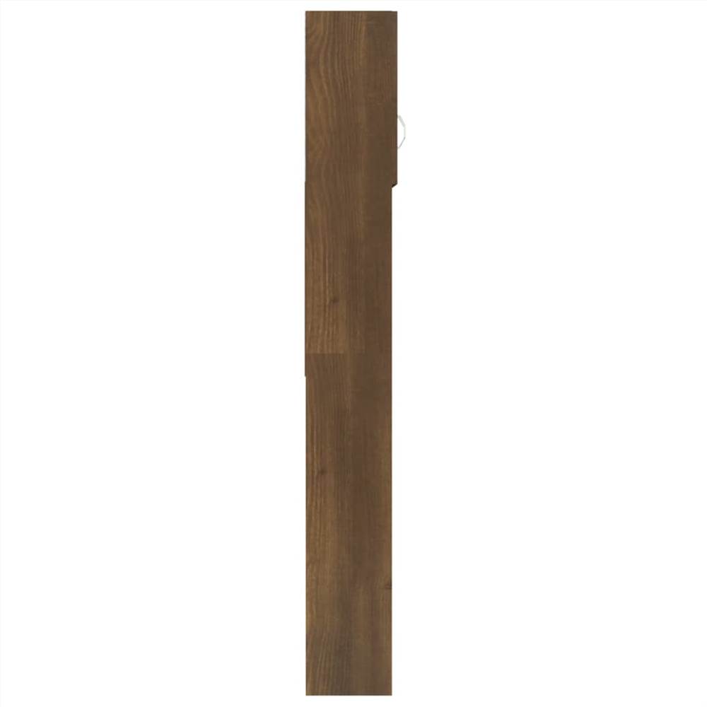 Bathroom Cabinet Brown Oak 64x25.5x190 cm Bathroom Cabinet Brown Oak 64x25.5x190 Cm -Room Bathroom Cabinet Brown Oak 64x25 5x190 cm 509536 3