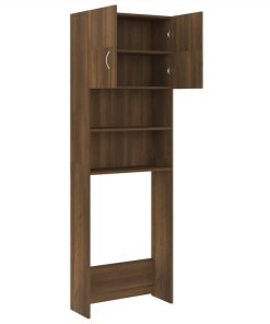 Bathroom Cabinet Brown Oak 64x25.5x190 Cm 6 Bathroom Cabinet Brown Oak 64x25.5x190 Cm -Room Bathroom Cabinet Brown Oak 64x25 5x190 cm 509536 4