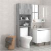 Bathroom Cabinet Grey Sonoma 64x25.5x190 Cm 1 Bathroom Cabinet Grey Sonoma 64x25.5x190 Cm -Room Bathroom Cabinet Grey Sonoma 64x25 5x190 cm 509466 0