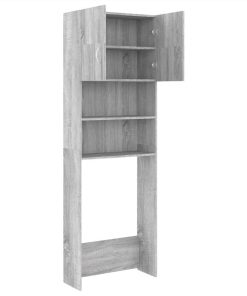 Bathroom Cabinet Grey Sonoma 64x25.5x190 Cm -Room Bathroom Cabinet Grey Sonoma 64x25 5x190 cm 509466 4