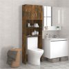 Bathroom Cabinet Smoked Oak 64x25.5x190 Cm 1 Bathroom Cabinet Smoked Oak 64x25.5x190 Cm -Room Bathroom Cabinet Smoked Oak 64x25 5x190 cm 510759 0