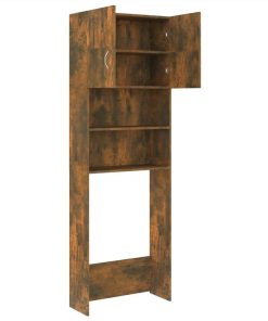 Bathroom Cabinet Smoked Oak 64x25.5x190 Cm -Room Bathroom Cabinet Smoked Oak 64x25 5x190 cm 510759 4