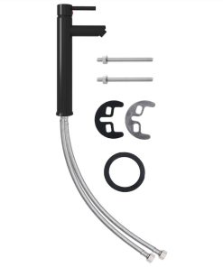 Bathroom Mixer Tap Black 12x30 Cm -Room Bathroom Mixer Tap Black 12x30 cm 462233 3