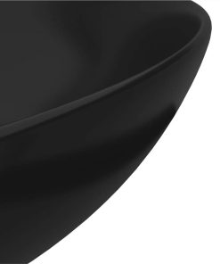 Bathroom Sink Ceramic Matt Black Round -Room Bathroom Sink Ceramic Matt Black Round 451669 4