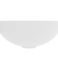 Bathroom Sink Ceramic Matt White Round -Room Bathroom Sink Ceramic Matt White Round 492677 2
