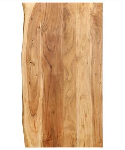 Bathroom Vanity Top Solid Acacia Wood 100x55x2.5 Cm