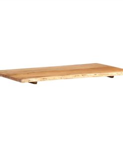 Bathroom Vanity Top Solid Acacia Wood 100x55x2.5 Cm 6 Bathroom Vanity Top Solid Acacia Wood 100x55x2.5 Cm -Room Bathroom Vanity Top Solid Acacia Wood 100x55x2 5 cm 452497 4