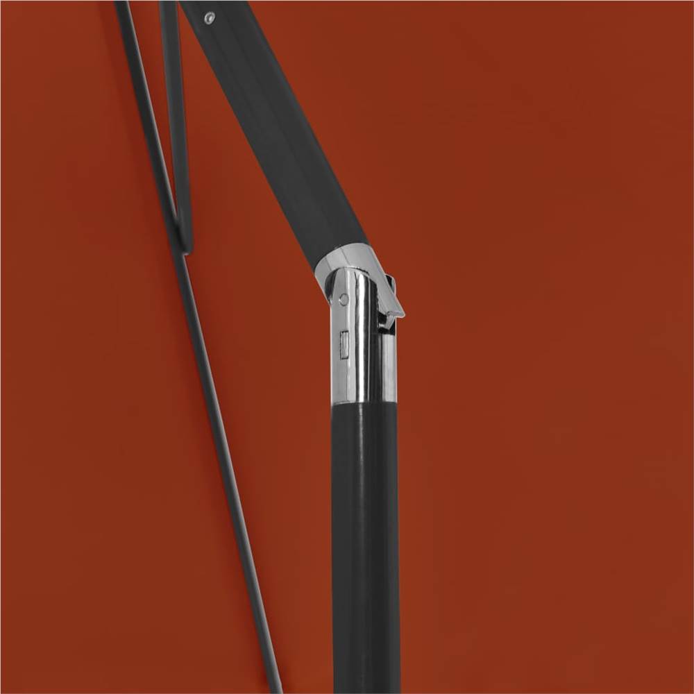 Beach Umbrella Terracotta 180x120 cm Beach Umbrella Terracotta 180x120 Cm -Room Beach Umbrella Terracotta 180x120 cm 465680 2