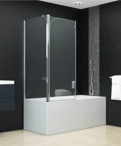 Bi-Folding Shower Enclosure ESG 120x68x130 Cm -Room Bi Folding Shower Enclosure ESG 120x68x130 cm 439370 2