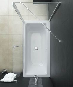 Bi-Folding Shower Enclosure ESG 120x68x130 Cm -Room Bi Folding Shower Enclosure ESG 120x68x130 cm 439370 5