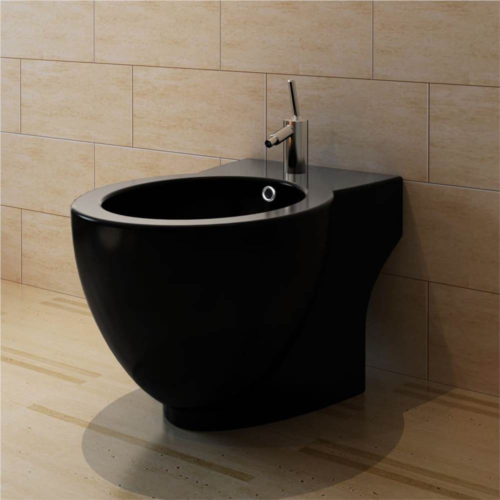 Black Ceramic Toilet & Bidet Set Black Ceramic Toilet & Bidet Set -Room Black Ceramic Toilet Bidet Set 492365 2
