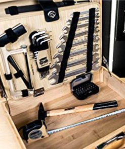 Brüder Mannesmann 108 Piece Tool Set Bamboo Case -Room Br der Mannesmann 108 Piece Tool Set Bamboo Case 513216 3