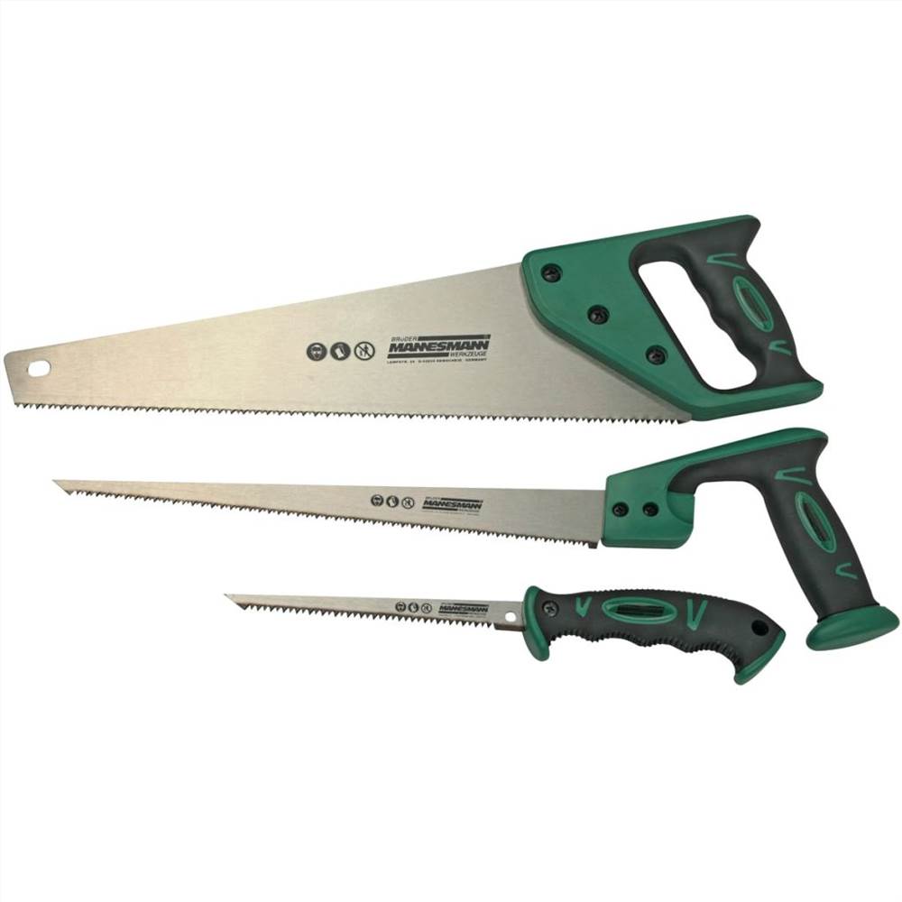 Brüder Mannesmann 3 Piece Saw Set Steel 30115 Brüder Mannesmann 3 Piece Saw Set Steel 30115 -Room Br der Mannesmann 3 Piece Saw Set Steel 30115 441732 1