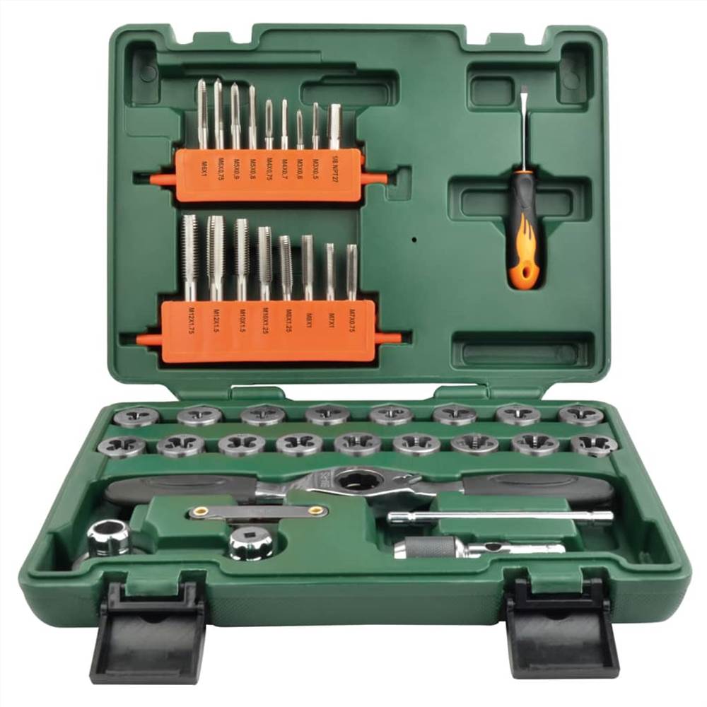 Brüder Mannesmann 40 Piece Hand Tap and Die Set Brüder Mannesmann 40 Piece Hand Tap And Die Set -Room Br der Mannesmann 40 Piece Hand Tap and Die Set 513204 0