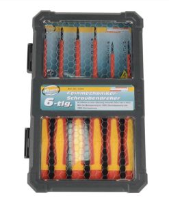 Brüder Mannesmann 6 Piece Precision VDE Screwdriver Set