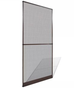 Brown Hinged Insect Screen For Doors 100 X 215 Cm