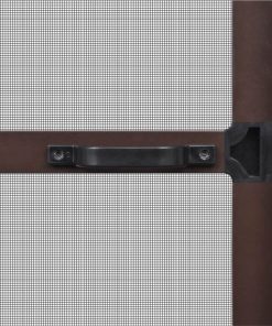 Brown Hinged Insect Screen For Doors 100 X 215 Cm -Room Brown Hinged Insect Screen for Doors 100 x 215 cm 440003 3