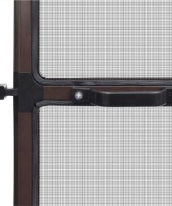 Brown Hinged Insect Screen For Doors 100 X 215 Cm -Room Brown Hinged Insect Screen for Doors 100 x 215 cm 440003 5