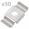 Butterfly Fence Clips 50 Pcs Stainless Steel