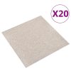 Carpet Floor Tiles 20 Pcs 5 M² 50x50 Cm Light Beige 2 Carpet Floor Tiles 20 Pcs 5 M² 50x50 Cm Light Beige -Room Carpet Floor Tiles 20 pcs 5 m 50x50 cm Light Beige 445420 0
