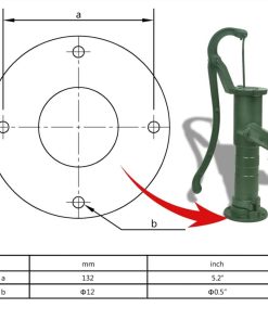 Cast Iron Garden Hand Water Pump 6 Cast Iron Garden Hand Water Pump -Room Cast Iron Garden Hand Water Pump 454385 4