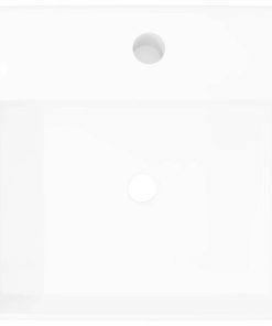 Ceramic Basin Square With Overflow And Faucet Hole 41 X 41 Cm -Room Ceramic Basin Square with Overflow and Faucet Hole 41 x 41 cm 446750 3