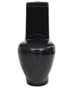 Ceramic Toilet Back Water Flow Black 5 Ceramic Toilet Back Water Flow Black -Room Ceramic Toilet Back Water Flow Black 437878 3