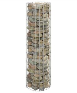 Circular Gabion Raised Bed Galvanised Steel Ø30x100 Cm