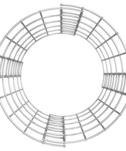 Circular Gabion Raised Bed Galvanised Steel Ø30x50 Cm 5 Circular Gabion Raised Bed Galvanised Steel Ø30x50 Cm -Room Circular Gabion Raised Bed Galvanised Steel 30x50 cm 511886 3