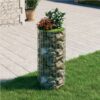 Circular Gabion Raised Bed Galvanised Steel Ø50x100 Cm 2 Circular Gabion Raised Bed Galvanised Steel Ø50x100 Cm -Room Circular Gabion Raised Bed Galvanised Steel 50x100 cm 516377 0