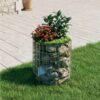 Circular Gabion Raised Bed Galvanised Steel Ø50x50 Cm