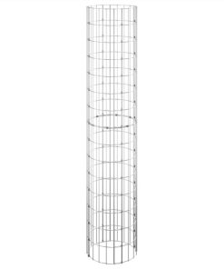 Circular Gabion Raised Beds 3 Pcs Galvanised Steel Ø30x150 Cm 4 Circular Gabion Raised Beds 3 Pcs Galvanised Steel Ø30x150 Cm -Room Circular Gabion Raised Beds 3 pcs Galvanised Steel 30x150 cm 510799 2