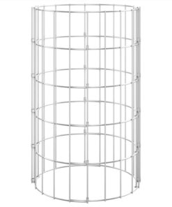 Circular Gabion Raised Beds 3 Pcs Galvanised Steel Ø30x50 Cm 5 Circular Gabion Raised Beds 3 Pcs Galvanised Steel Ø30x50 Cm -Room Circular Gabion Raised Beds 3 pcs Galvanised Steel 30x50 cm 510800 3