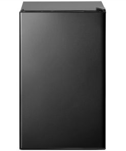 Mini Fridge With Refrigerator, Freezer And Reversible Door, 5 Settings Temperature Adjustable, For Kitchen, Bedroom, Dorm, Apartment, Bar, Office, RV - Black