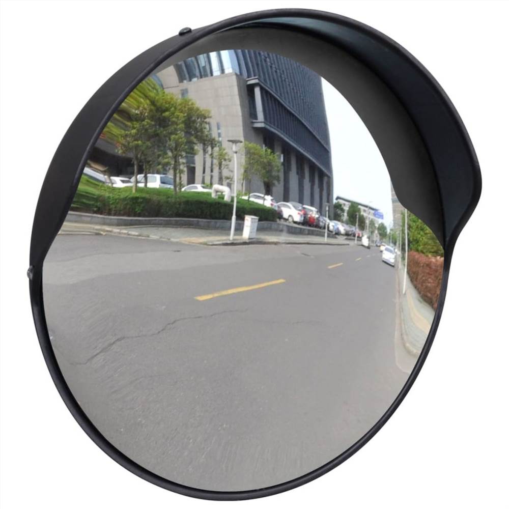 Convex Traffic Mirror PC Plastic Black 30 cm Outdoor Convex Traffic Mirror PC Plastic Black 30 Cm Outdoor -Room Convex Traffic Mirror PC Plastic Black 30 cm Outdoor 443581 0