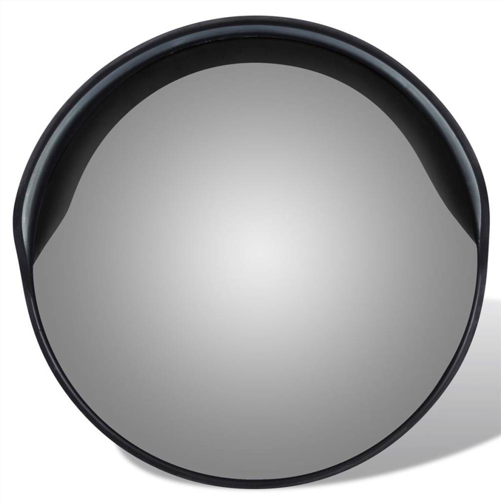 Convex Traffic Mirror PC Plastic Black 30 cm Outdoor Convex Traffic Mirror PC Plastic Black 30 Cm Outdoor -Room Convex Traffic Mirror PC Plastic Black 30 cm Outdoor 443581 1