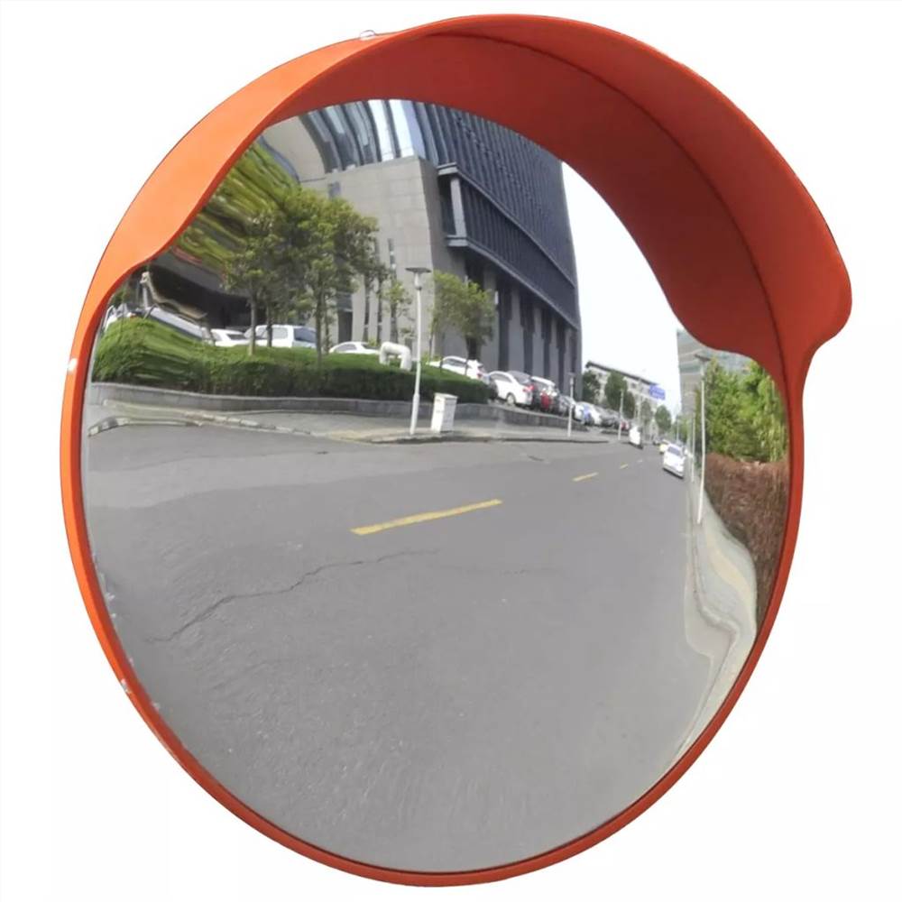 Convex Traffic Mirror PC Plastic Orange 45 cm Outdoor Convex Traffic Mirror PC Plastic Orange 45 Cm Outdoor -Room Convex Traffic Mirror PC Plastic Orange 45 cm Outdoor 440053 1