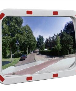 Convex Traffic Mirror Rectangle 40 X 60 Cm With Reflectors