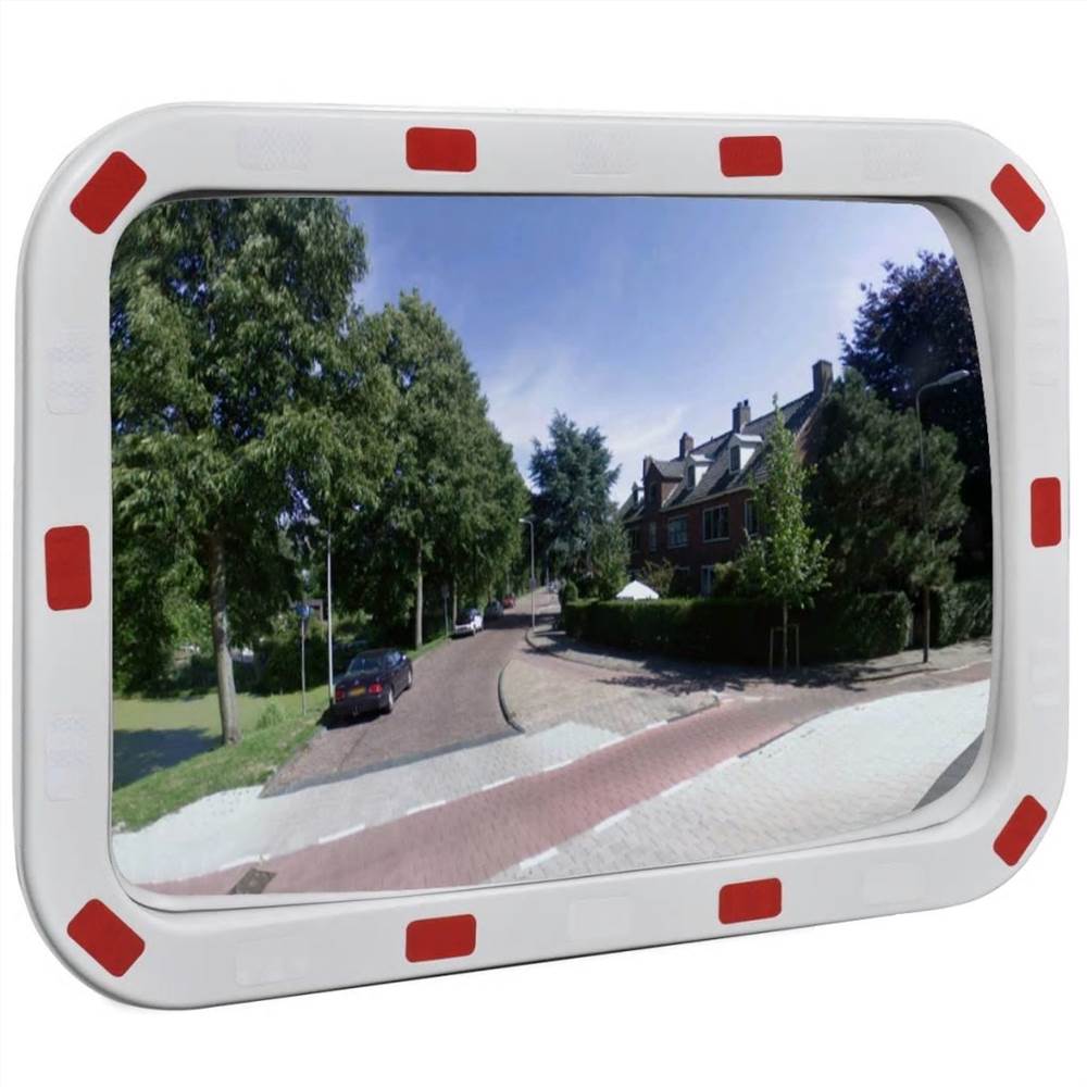 Convex Traffic Mirror Rectangle 40 x 60 cm with Reflectors Convex Traffic Mirror Rectangle 40 X 60 Cm With Reflectors -Room Convex Traffic Mirror Rectangle 40 x 60 cm with Reflectors 449168 0